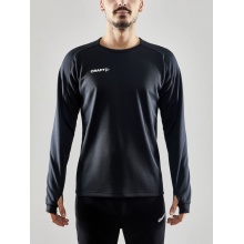 Craft Sportowa koszulka z długim rękawem Evolve Crew Neck - z materiału elastycznego - czarna męska